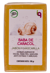 Fotografía de producto Jabón Artesanal de Baba de Caracol con contenido de 100 gr. de Iq Herbal Products 